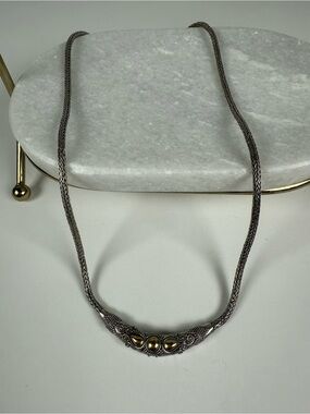 Bali sterling silver necklace